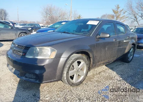 2014 Dodge Avenger Se из США, поврежденный, VIN 1C3CDZAB9EN215848